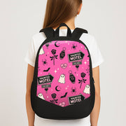 Haunted Motel Pink Backpack 3