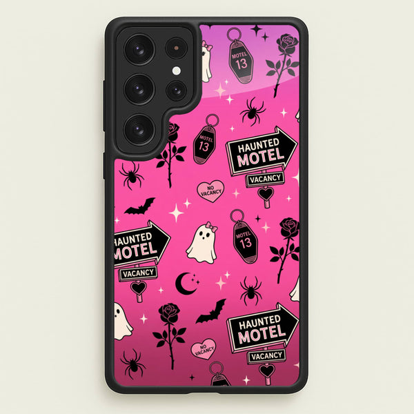 Haunted Motel Pink Phone Case - Galaxy S23 Ultra / Standard
