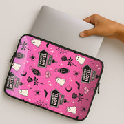 Haunted Motel Pink Laptop Sleeve 2