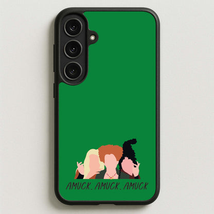 Amuck, Amuck, Amuck - Hocus Halloween Phone Case for Galaxy S25FE
