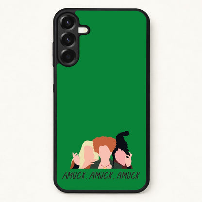 Amuck, Amuck, Amuck - Hocus Halloween Phone Case for Galaxy A57