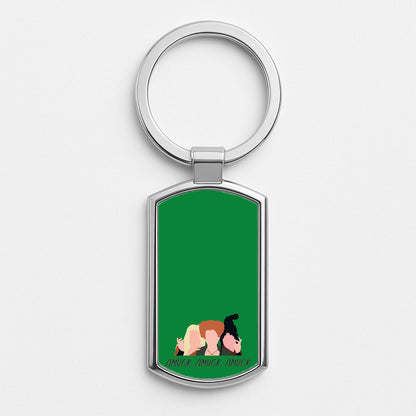 Amuck, Amuck, Amuck - Hocus Halloween Silver Keyring