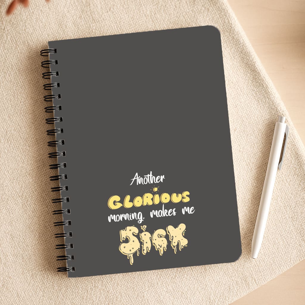 Another Glorious Morning Makes Me Sick - Hocus Halloween Notepad