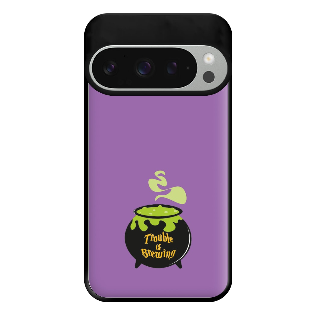 Trouble is Brewing - Hocus Halloween Phone Case for Google Pixel 9 Pro XL