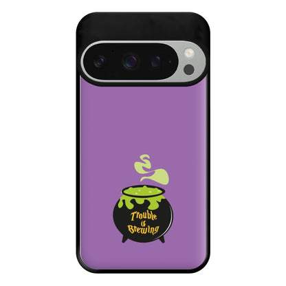 Trouble is Brewing - Hocus Halloween Phone Case for Google Pixel 9 Pro XL