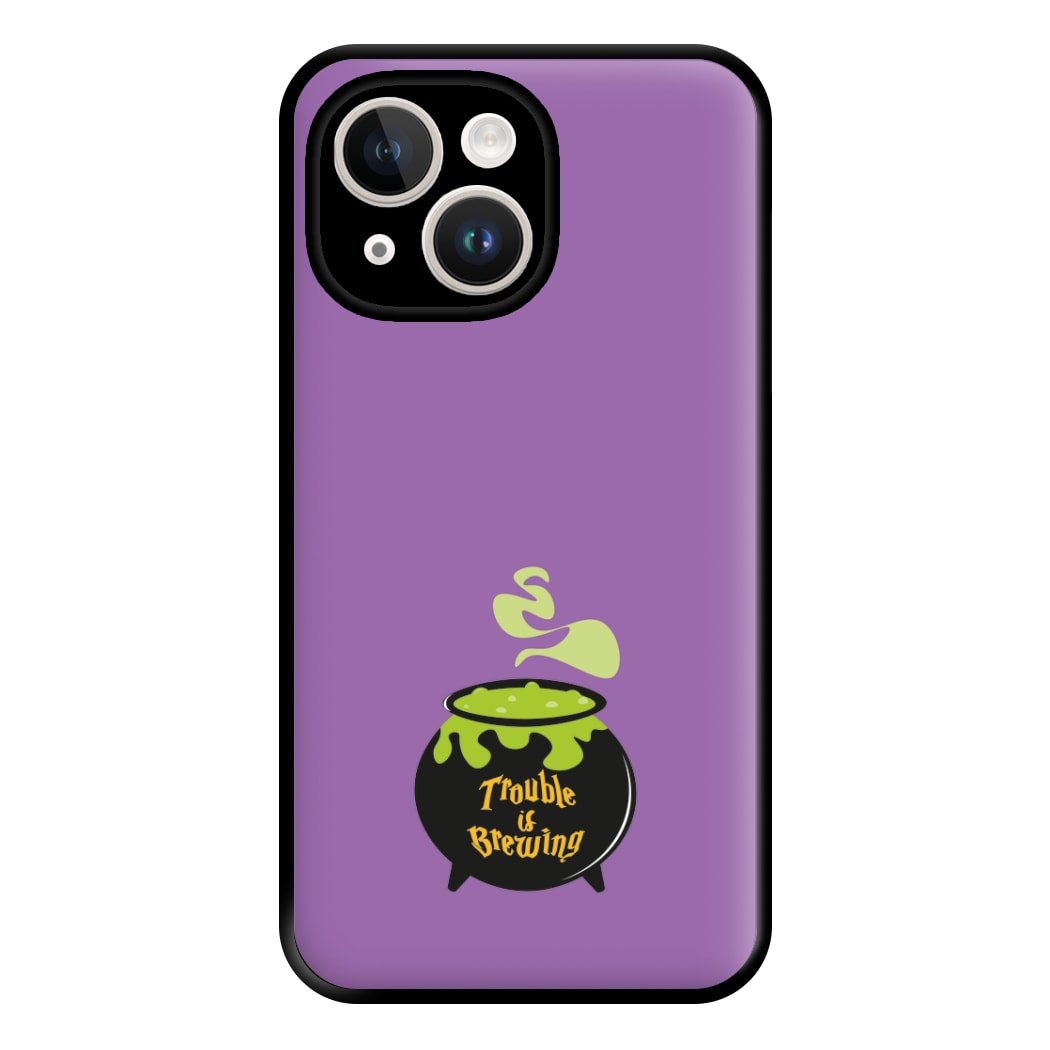 Trouble is Brewing - Hocus Halloween Phone Case for iPhone 14 Plus