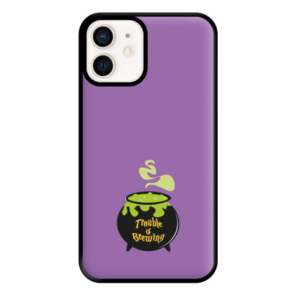 Trouble is Brewing - Hocus Halloween Phone Case for iPhone 13 Mini