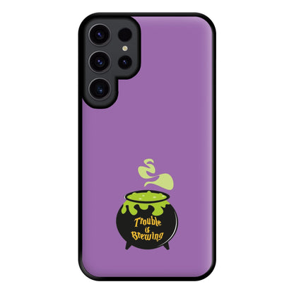 Trouble is Brewing - Hocus Halloween Phone Case for Galaxy S23 Ultra