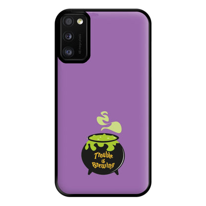 Trouble is Brewing - Hocus Halloween Phone Case for Galaxy A41