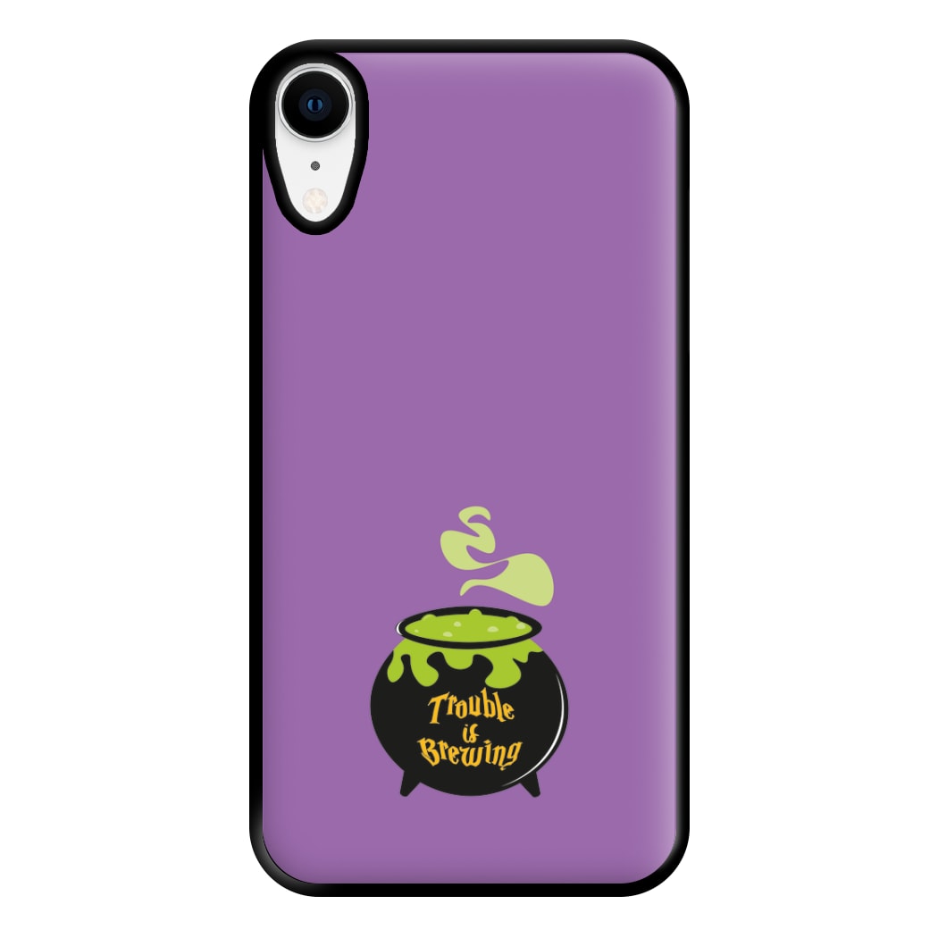 Trouble is Brewing - Hocus Halloween Phone Case for iPhone XR