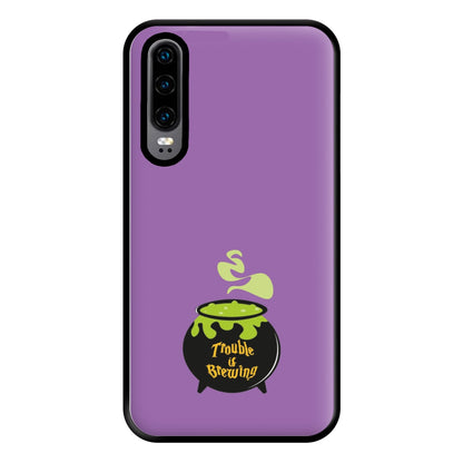 Trouble is Brewing - Hocus Halloween Phone Case for Huawei P30