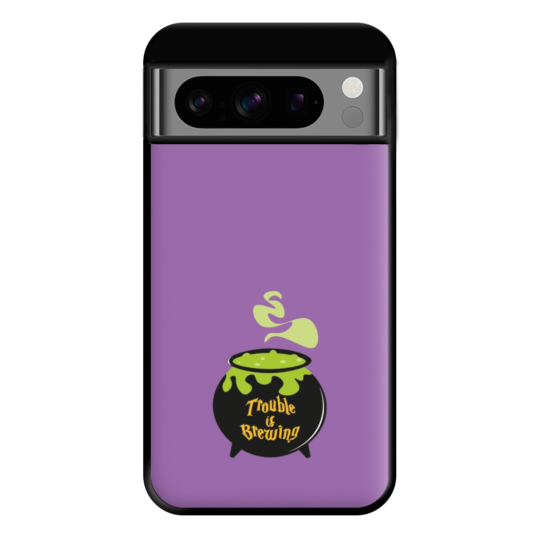 Trouble is Brewing - Hocus Halloween Phone Case for Google Pixel 8 Pro