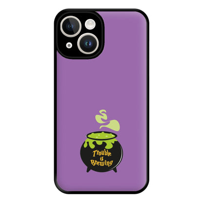 Trouble is Brewing - Hocus Halloween Phone Case for iPhone 14