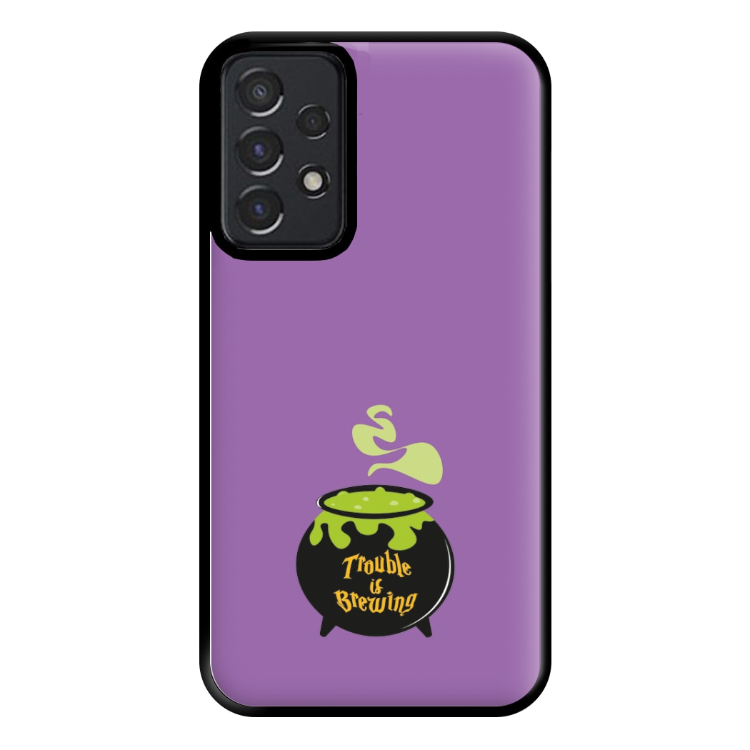 Trouble is Brewing - Hocus Halloween Phone Case for Galaxy A52 / A52s