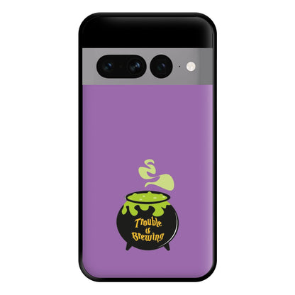 Trouble is Brewing - Hocus Halloween Phone Case for Google Pixel 7 Pro