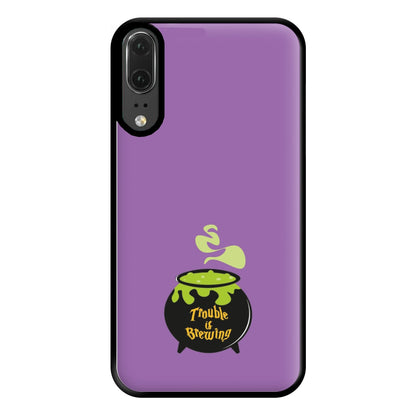 Trouble is Brewing - Hocus Halloween Phone Case for Huawei P20