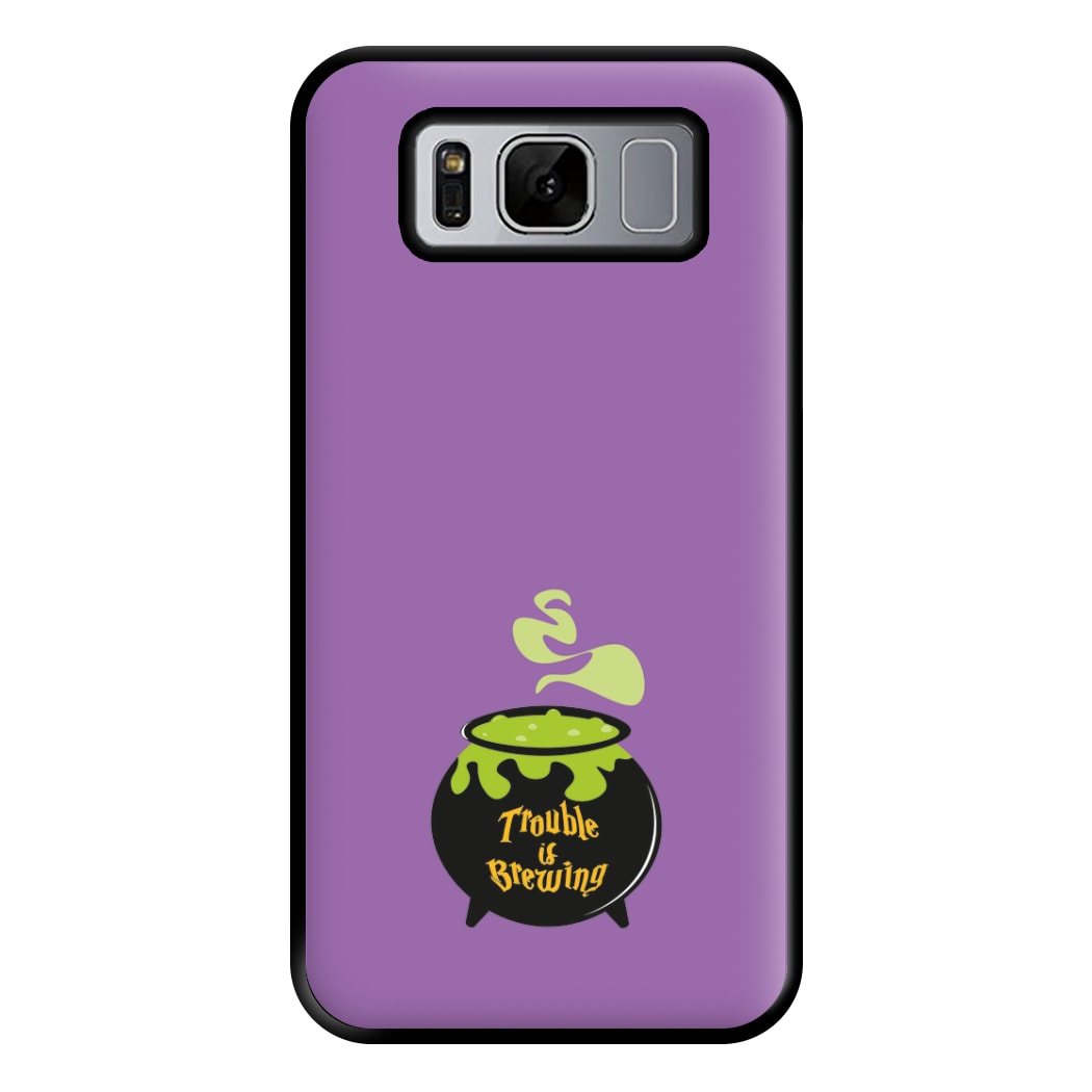 Trouble is Brewing - Hocus Halloween Phone Case for Galaxy S8 Plus