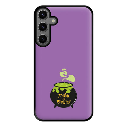 Trouble is Brewing - Hocus Halloween Phone Case for Galaxy S23FE