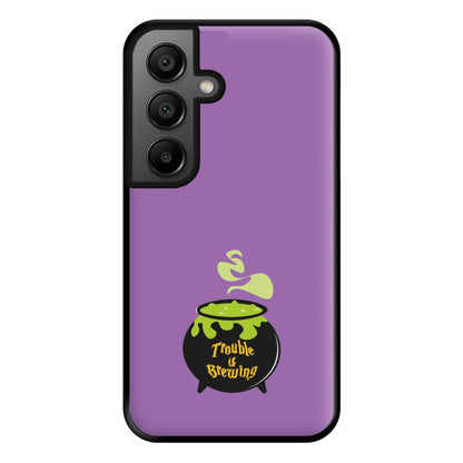 Trouble is Brewing - Hocus Halloween Phone Case for Google Pixel 8