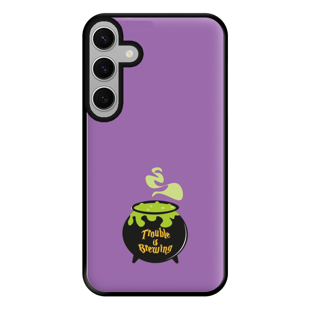 Trouble is Brewing - Hocus Halloween Phone Case for Galaxy S24FE