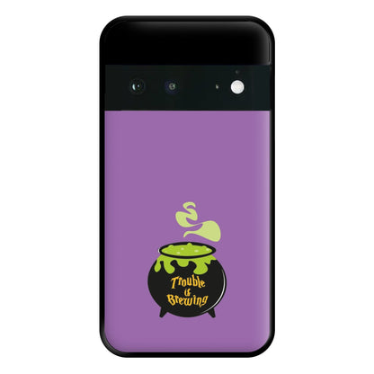 Trouble is Brewing - Hocus Halloween Phone Case for Google Pixel 6a