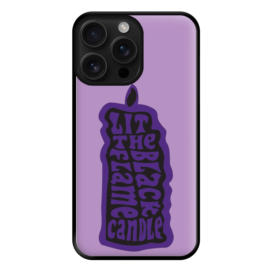 Black Flame Candel - Hocus Halloween Phone Case