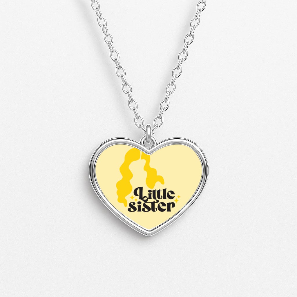 Little Sister - Hocus Halloween Heart Necklace