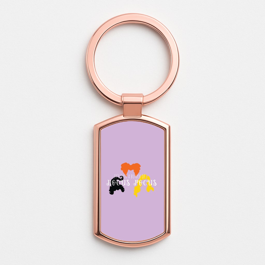 Hocus Halloween Time - Hocus Halloween Rose Gold Keyring