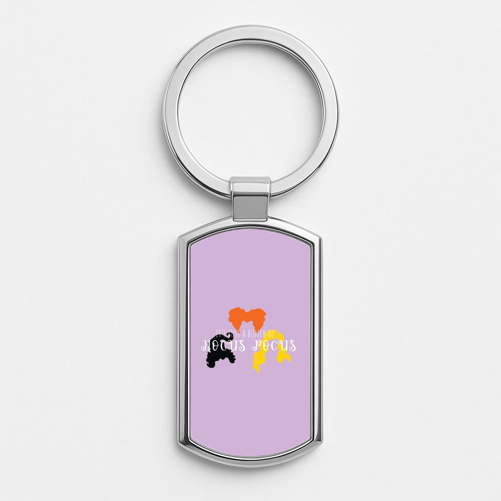 Hocus Halloween Time - Hocus Halloween Silver Keyring