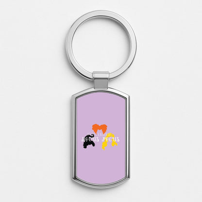 Hocus Halloween Time - Hocus Halloween Silver Keyring