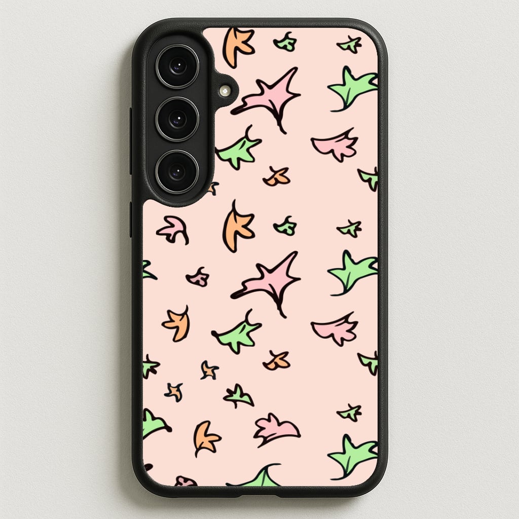 Heart Leaves Phone Case for Galaxy S25FE