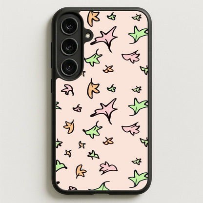 Heart Leaves Phone Case for Galaxy S25FE