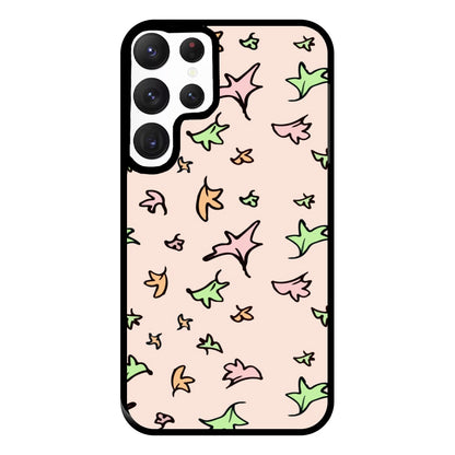 Heart Leaves Phone Case for Galaxy S22 Ultra