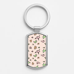 Heart Leaves Luxury Keyring