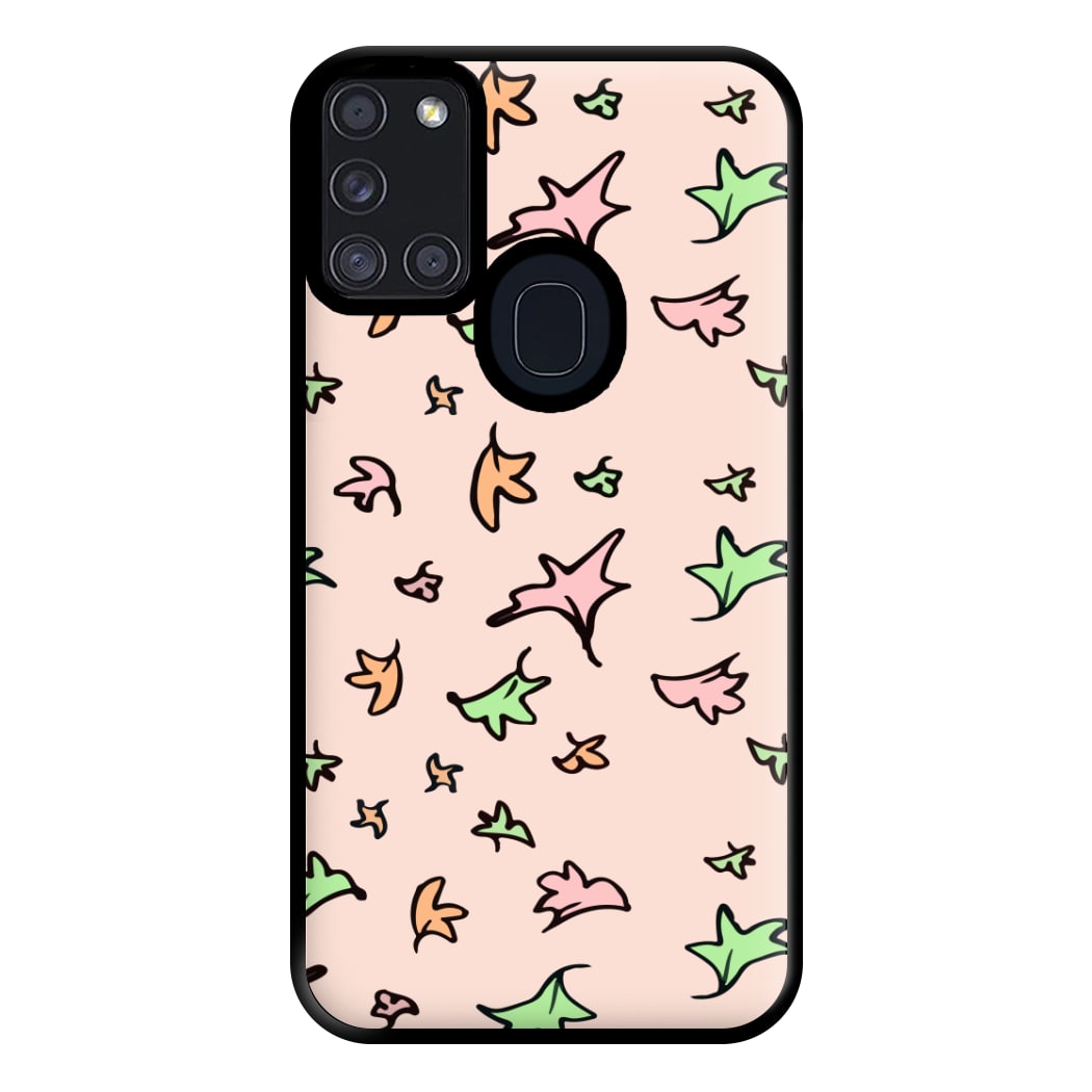 Heart Leaves Phone Case for Galaxy A21s