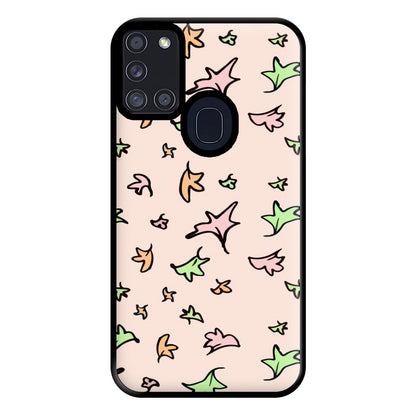 Heart Leaves Phone Case for Galaxy A21s