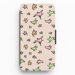 Heart Leaves Flip / Wallet Phone Case