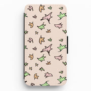 Heart Leaves Flip / Wallet Phone Case 1
