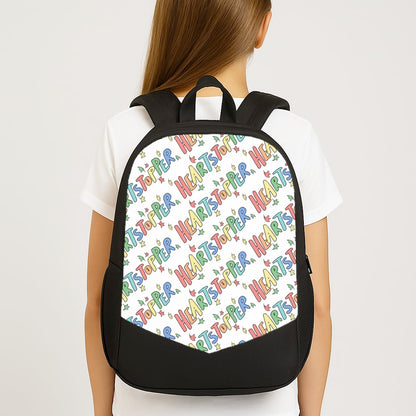 Heart Pattern Large School Bag