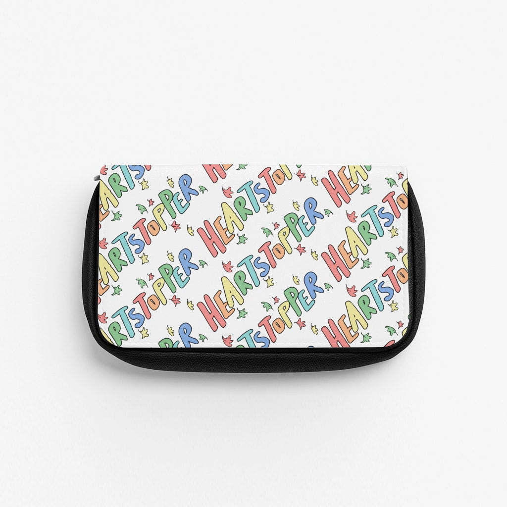 Heart Pattern Pencil Case