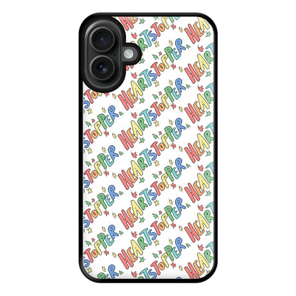 Heart Pattern Phone Case for iPhone 16 Plus