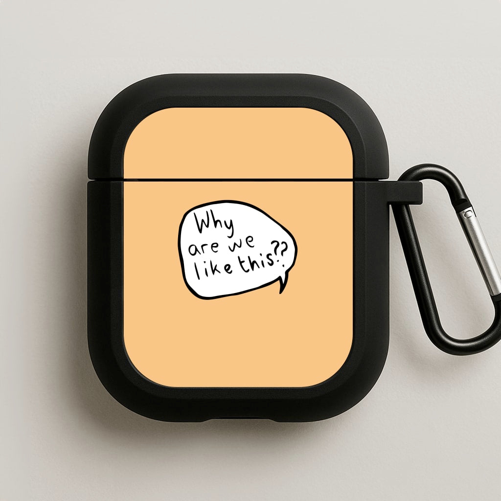 Why Are We Like This - Heart TV AirPods Case