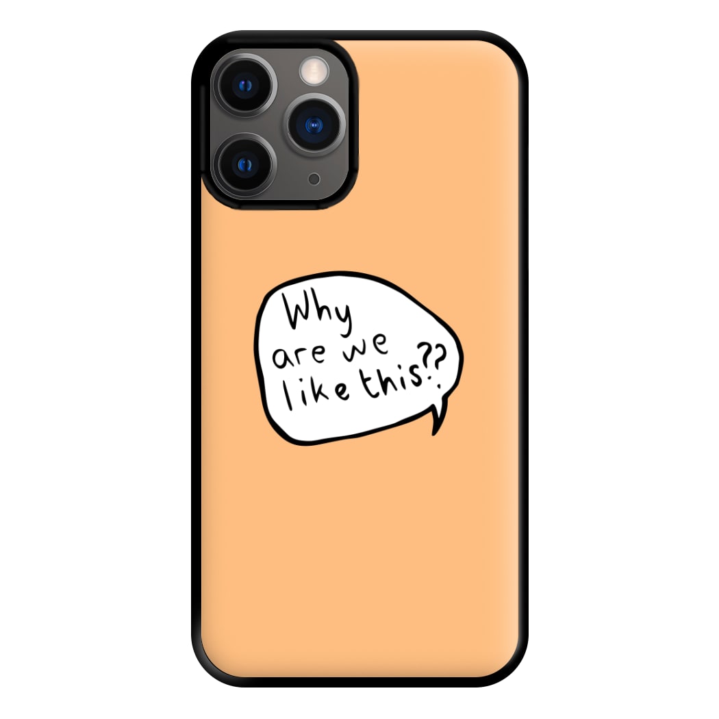 Why Are We Like This - Heart TV Phone Case for iPhone 12 Pro Max