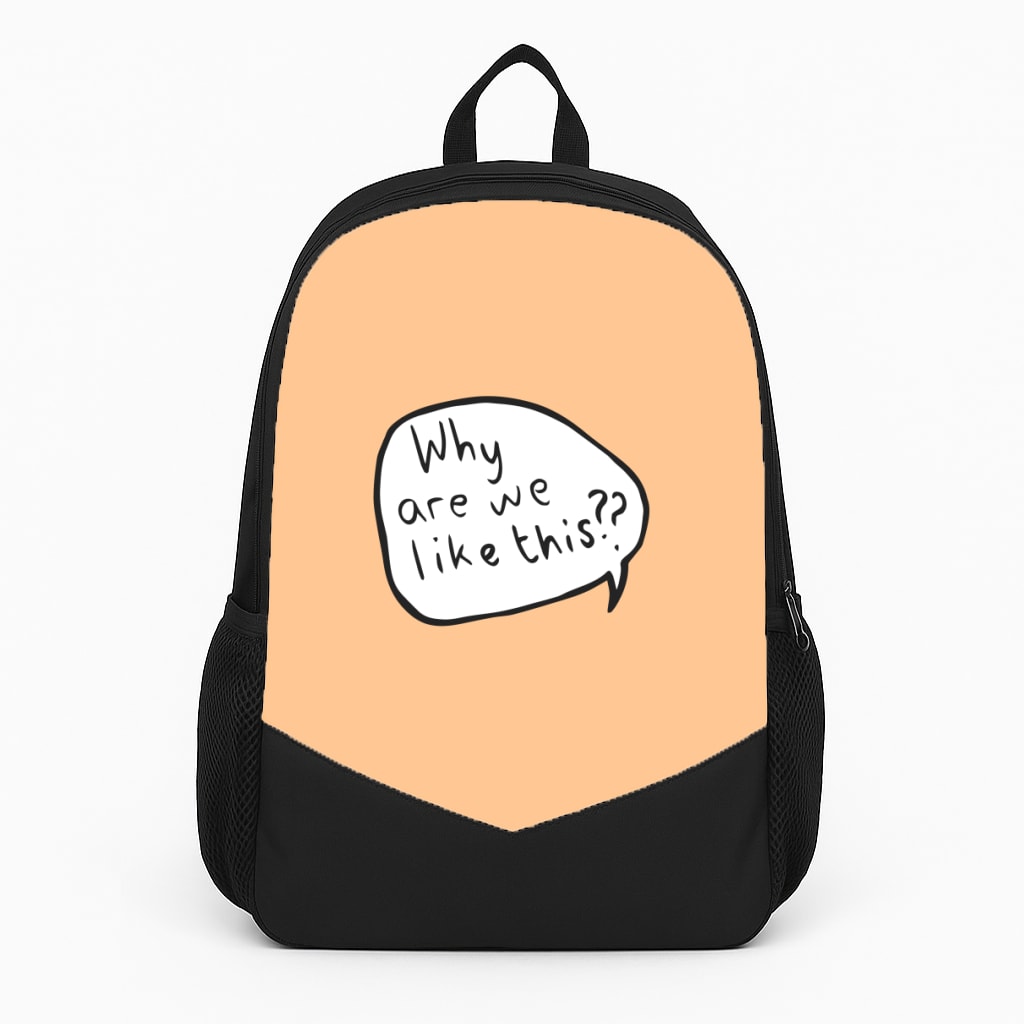 Why Are We Like This - Heart TV Backpack