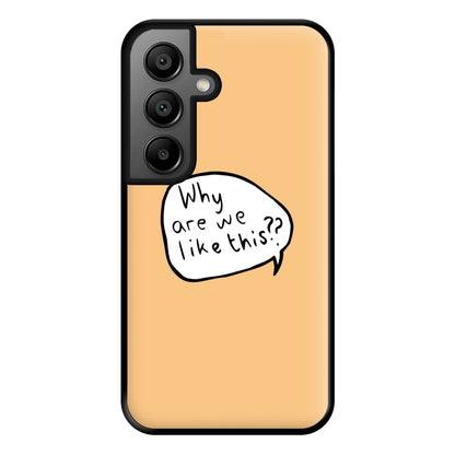 Why Are We Like This - Heart TV Phone Case for Google Pixel 8