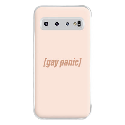 Gay Panic - Heart TV Phone Case for Galaxy S10 Plus