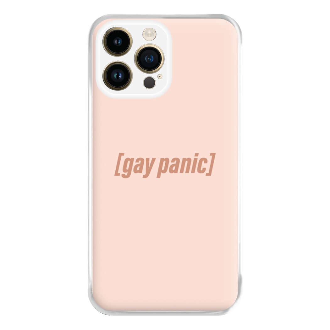 Gay Panic - Heart TV Phone Case for iPhone 14 Pro Max