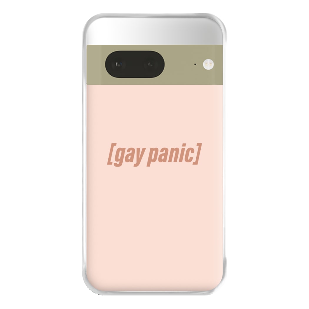 Gay Panic - Heart TV Phone Case for Google Pixel 7a