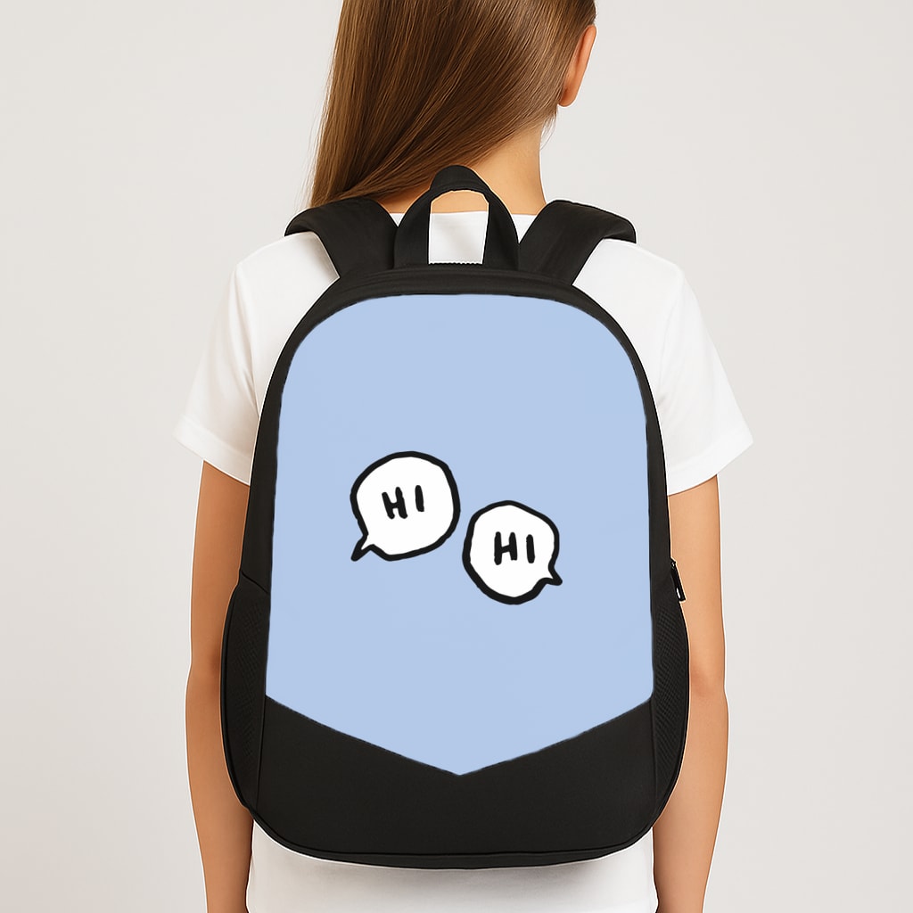 Hi Hi - Heart TV Large School Bag