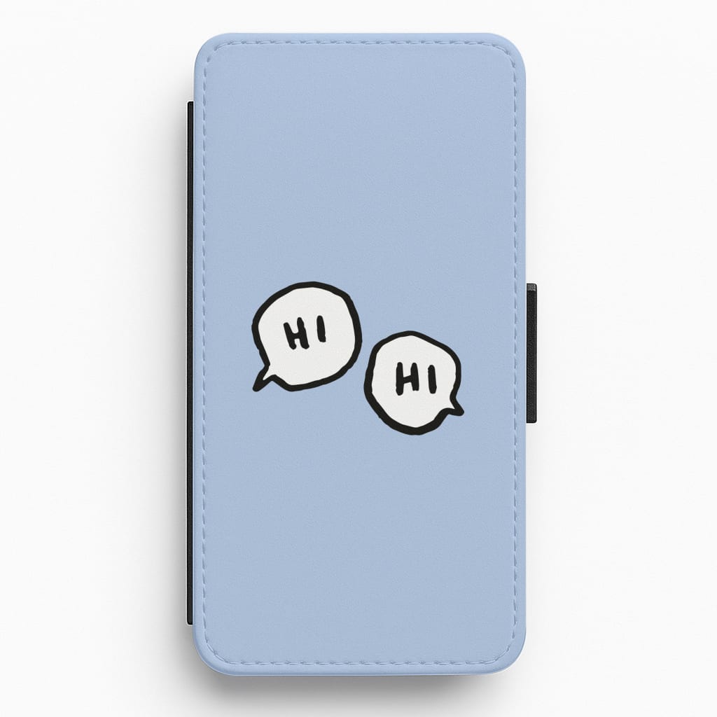 Hi Hi - Heart TV Flip / Wallet Phone Case